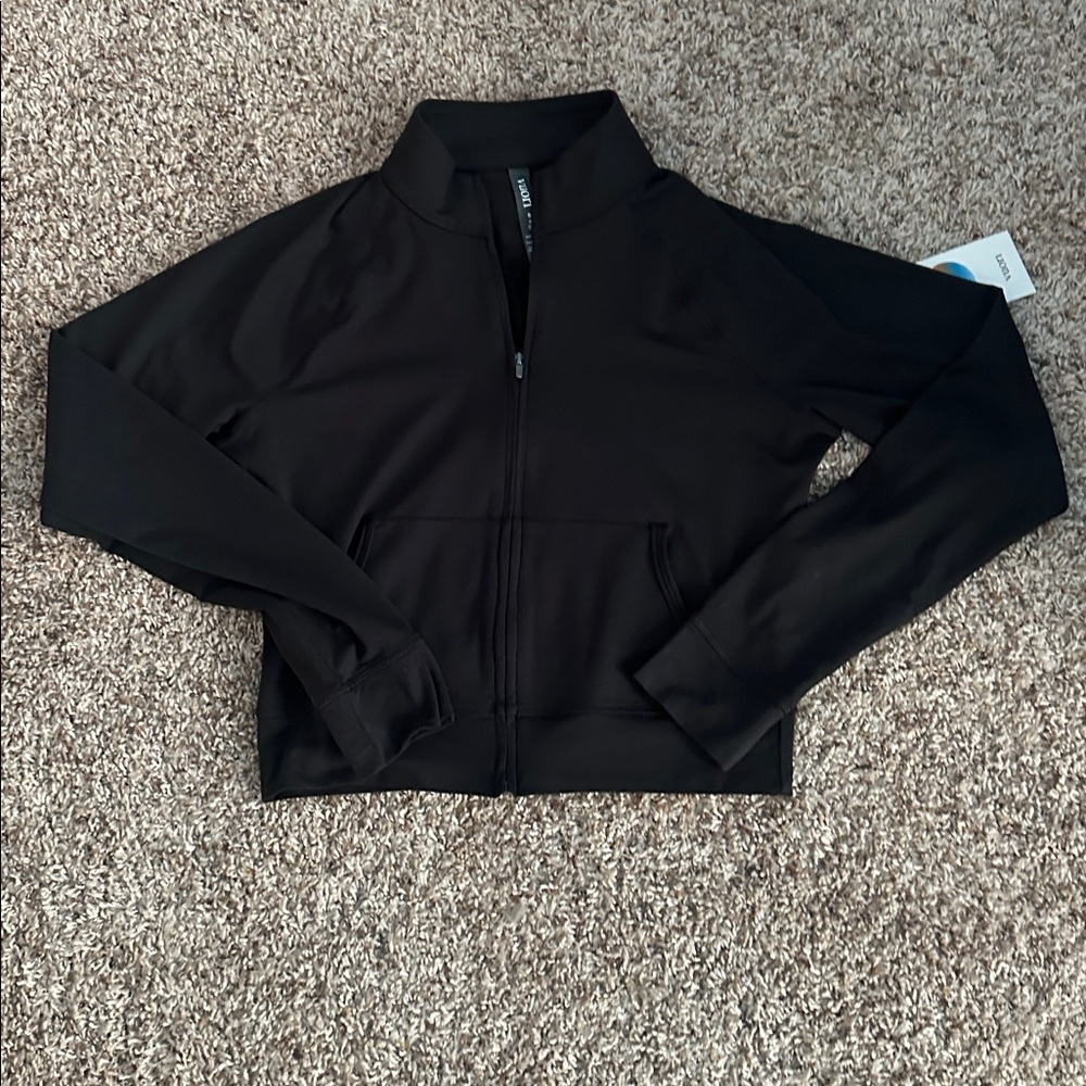 NWT VUORI Halo Mini Track Jacket Black Size Small - Picture 6 of 10